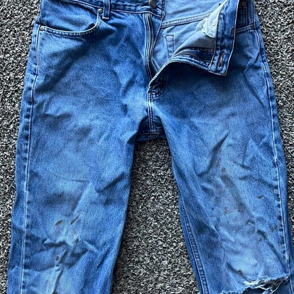 Harley Davidson Straight Leg Bootcut Denim Jeans, Mens 34x36 Pants - Picture 3 of 6